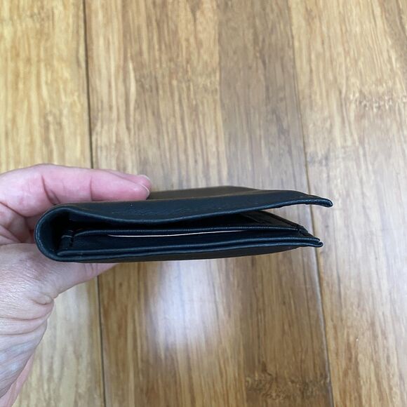 Rolfs Leather Wallet Mens Black The Body Billfold Cowhide Bifold ID Buttery Soft - Picture 8 of 13